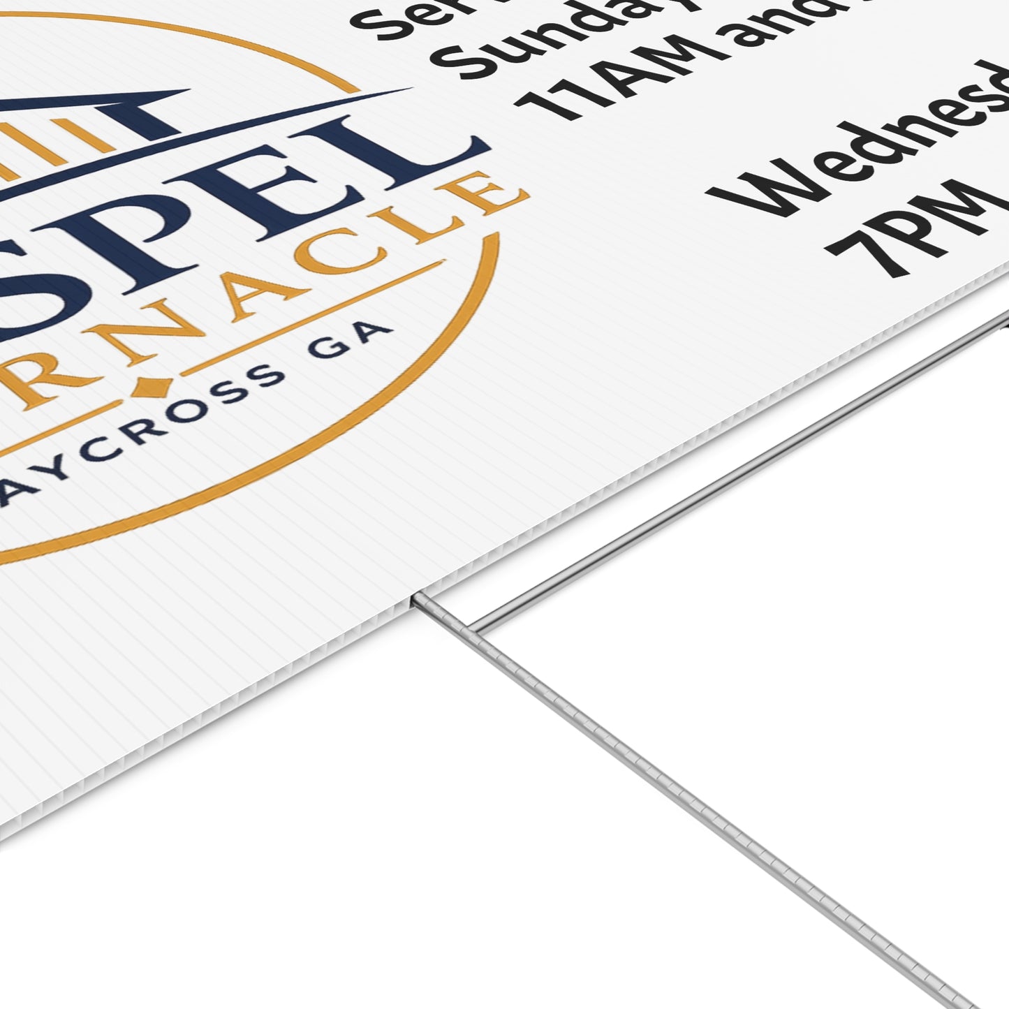 Gospel Tabernacle Lawn Sign