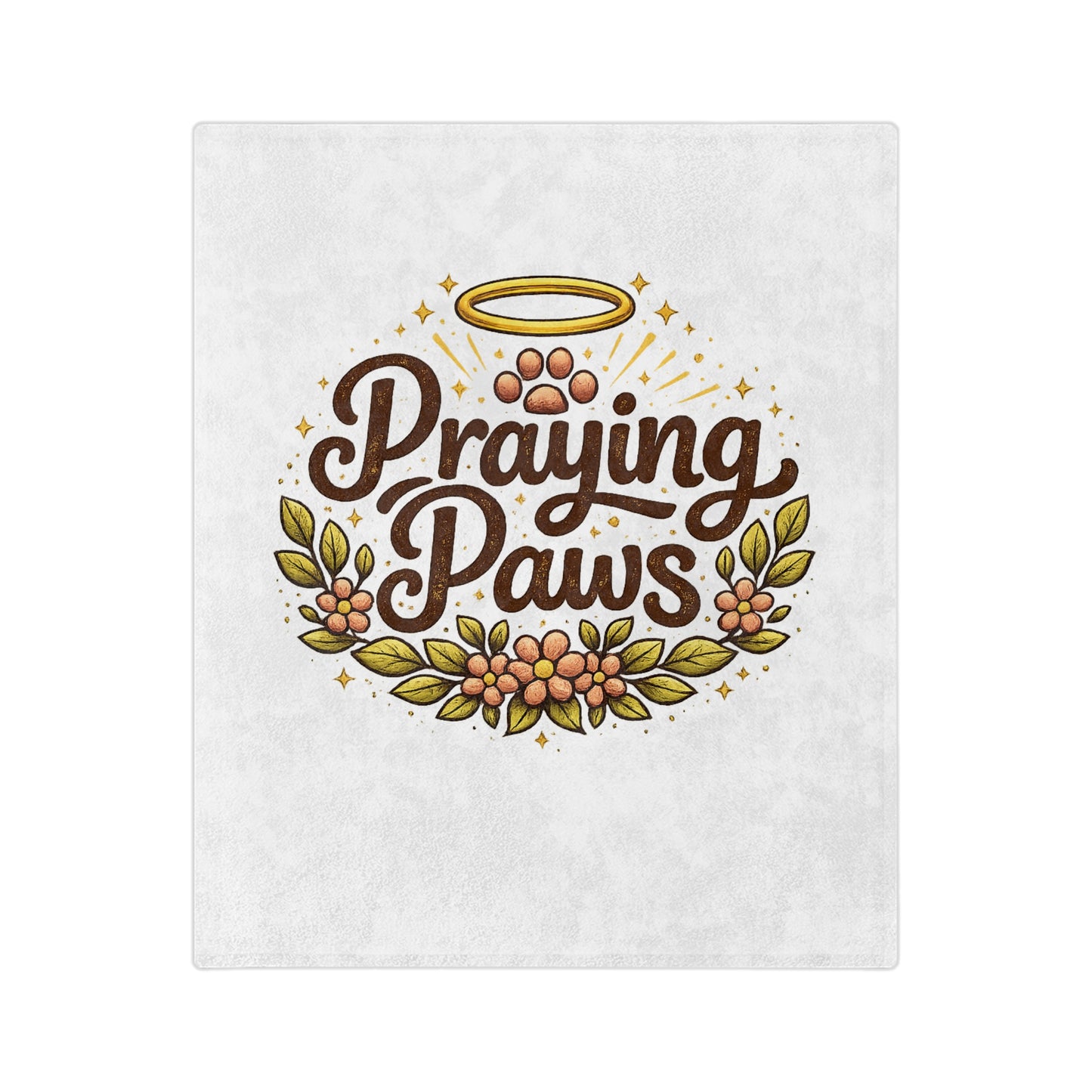 Praying Paws Microfiber Blanket