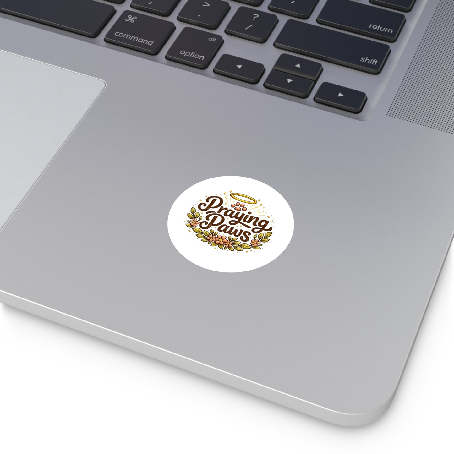 Praying Paws Sticker