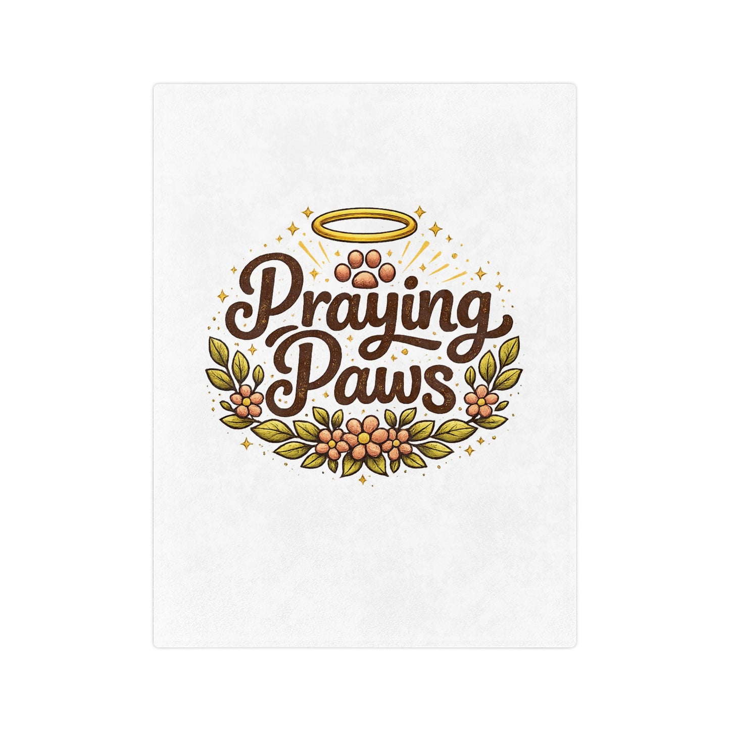 Praying Paws Microfiber Blanket
